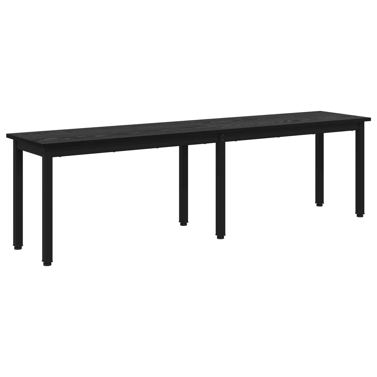 benk Svart Eik 160 x 35 x 45 cm Konstruert tre