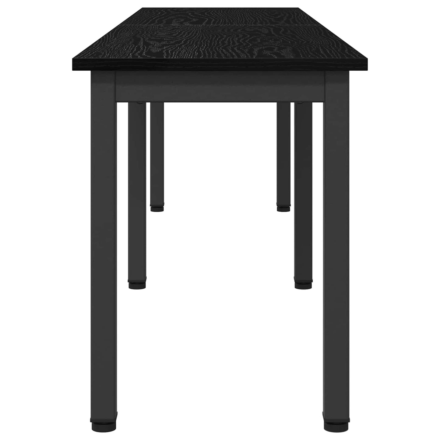 benk Svart Eik 160 x 35 x 45 cm Konstruert tre