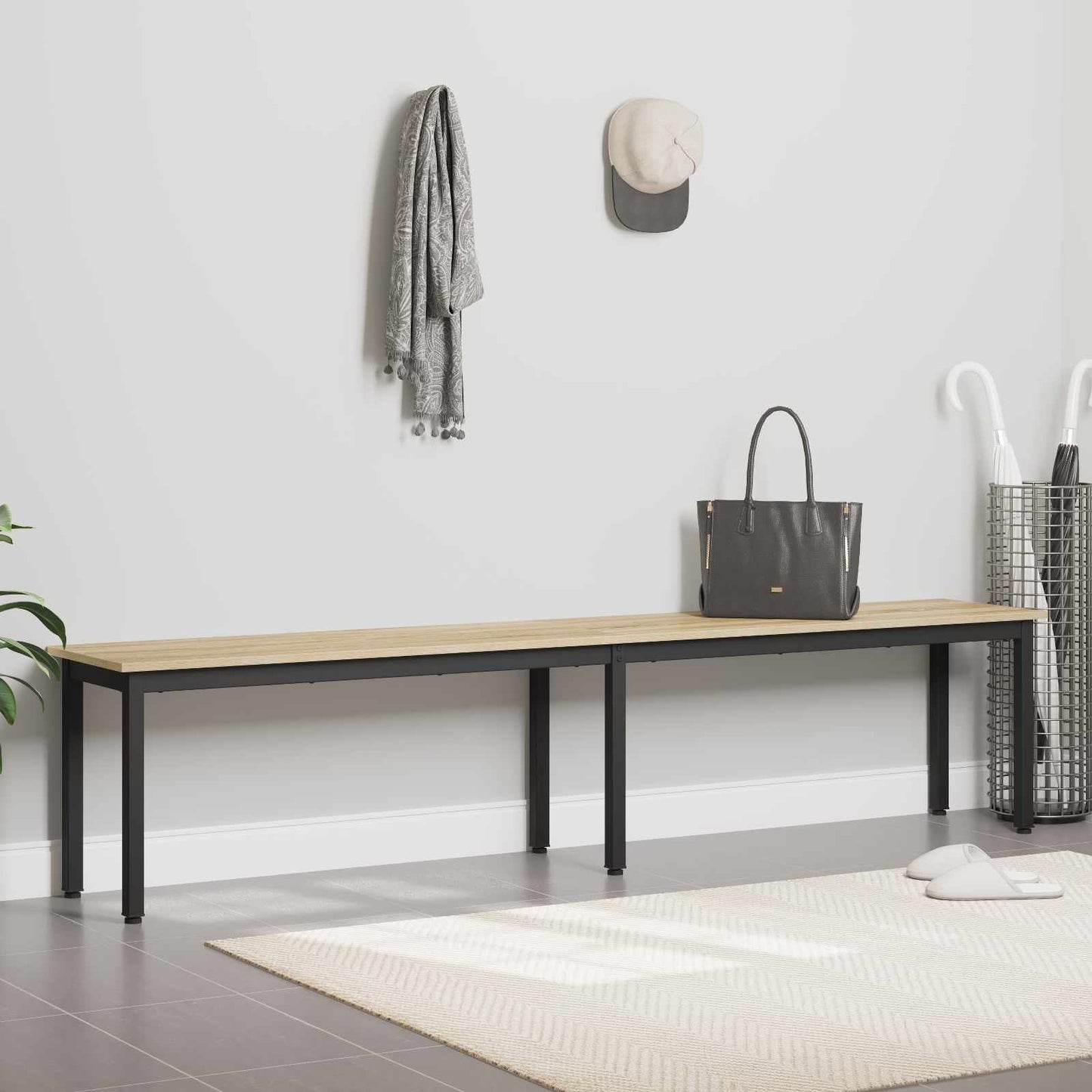 benk Sonoma 200 x 35 x 45 cm Konstruert tre