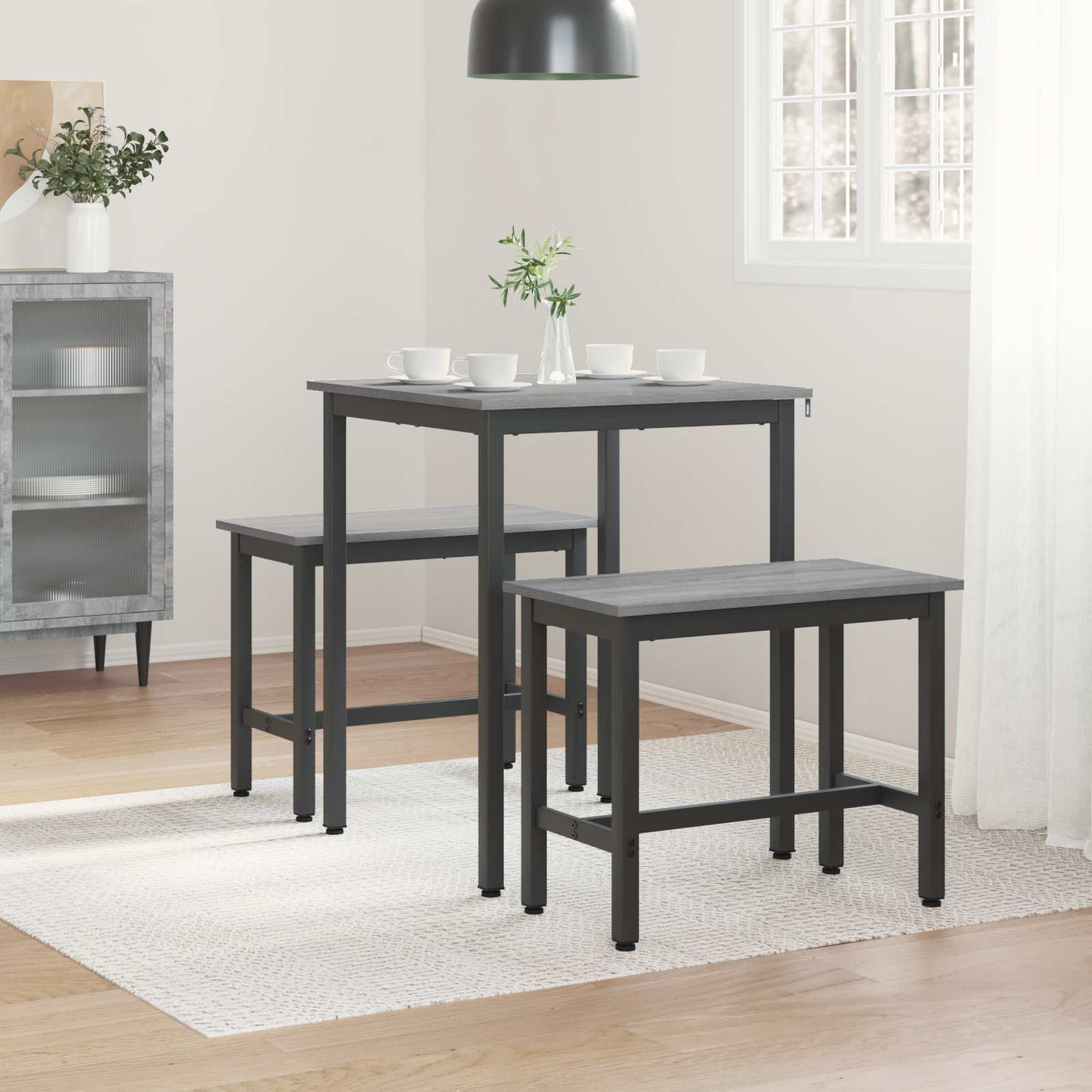 Spisebord 60 x 60 x 75 cm METALL Torget