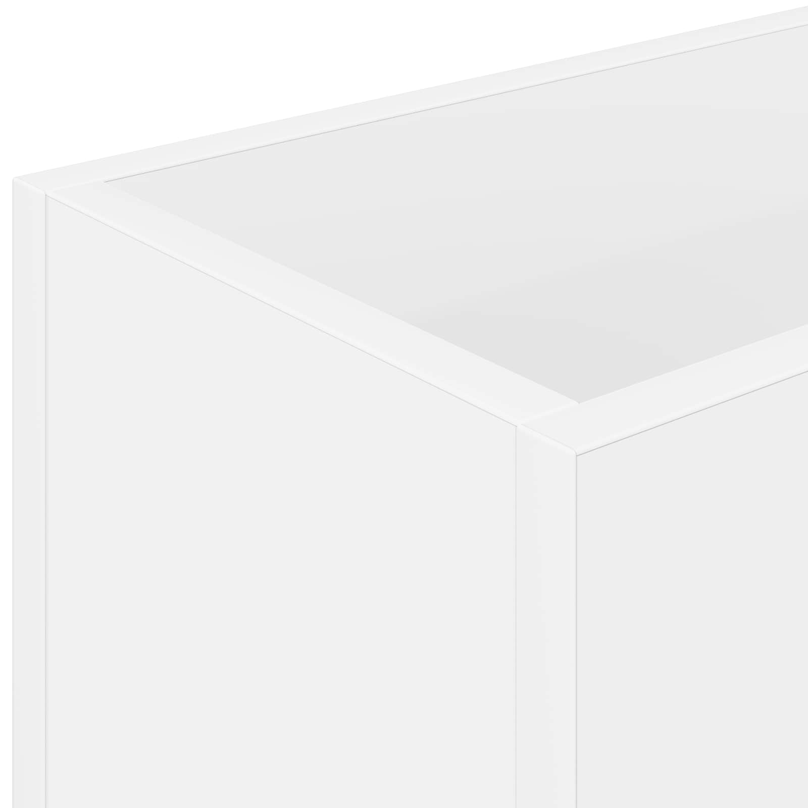 Parasollstativ Hvit 40 x 20 x 55,5 cm Konstruert tre vidaXL