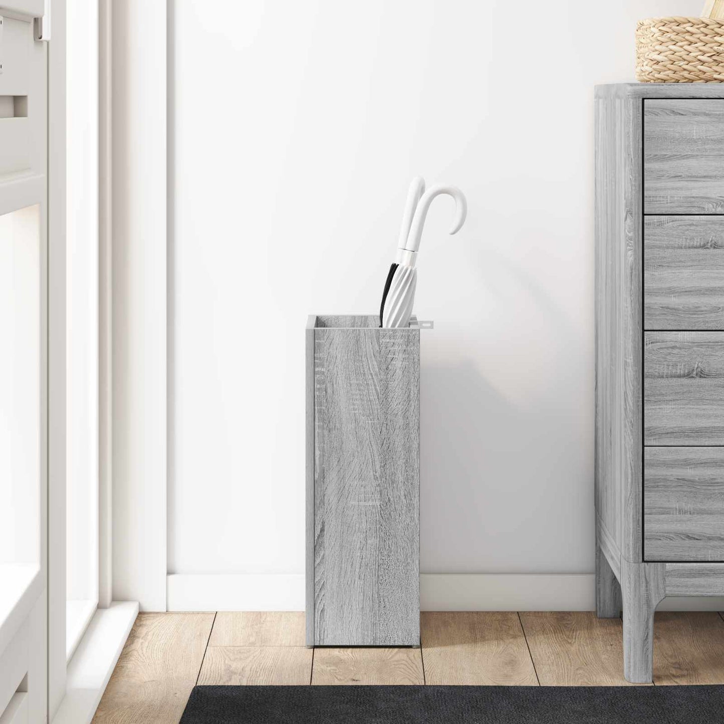 Parasollstativ Grå Sonoma 20 x 20 x 55,5 cm Konstruert tre