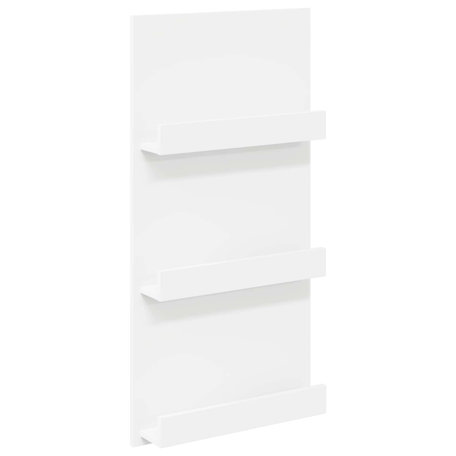 Magasinreol med hylle Hvit 51 x 11 x 102 cm Konstruert tre vidaXL