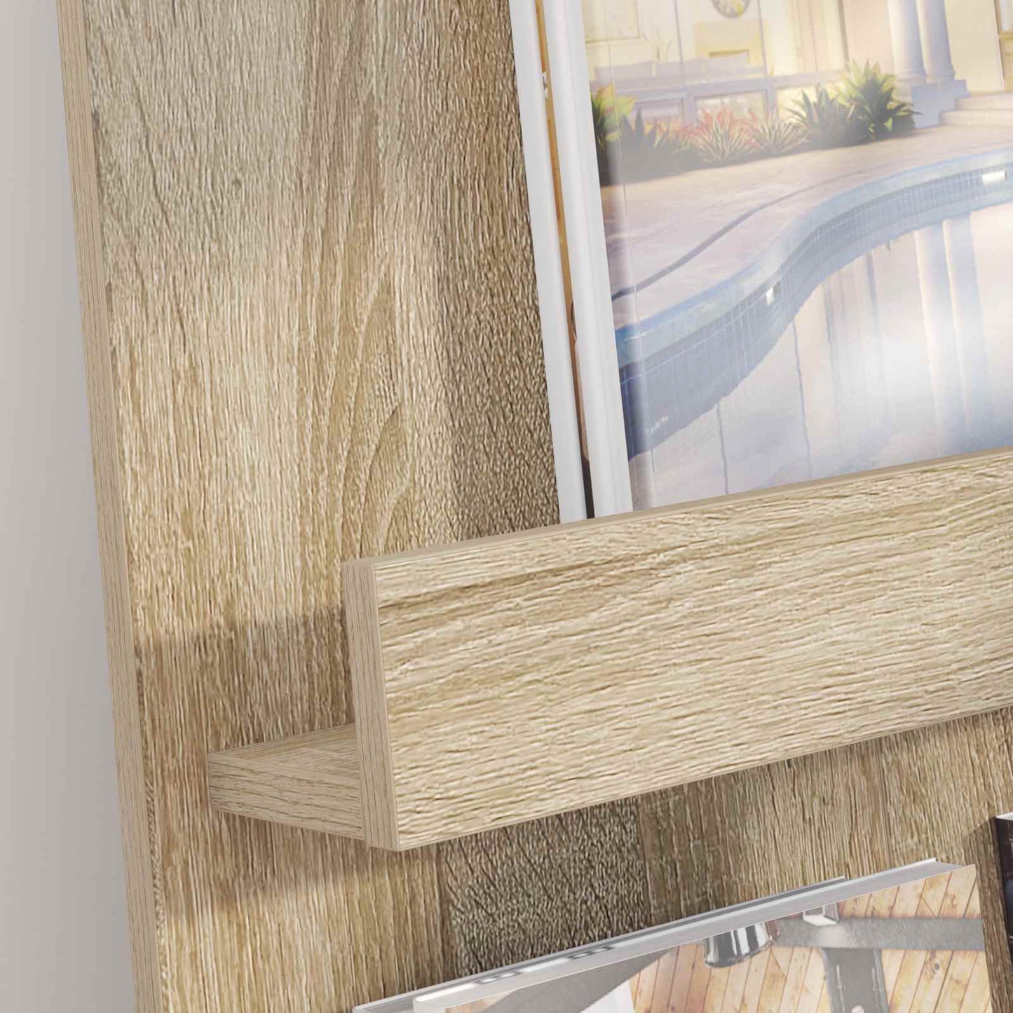 Magasinreol Sonoma eik 51 x 11 x 102 cm Konstruert tre