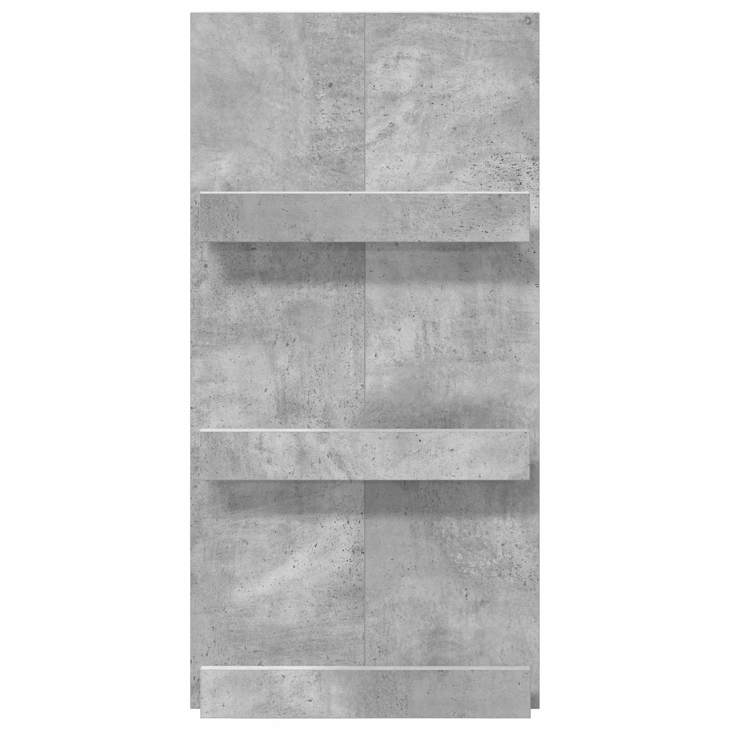 Magasinreol med hylle Betonggrå 51 x 11 x 102 cm Konstruert tre