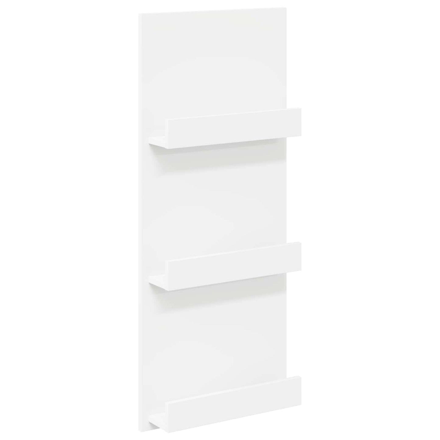 Magasinreol med hylle Hvit 51 x 11 x 102 cm Konstruert tre vidaXL