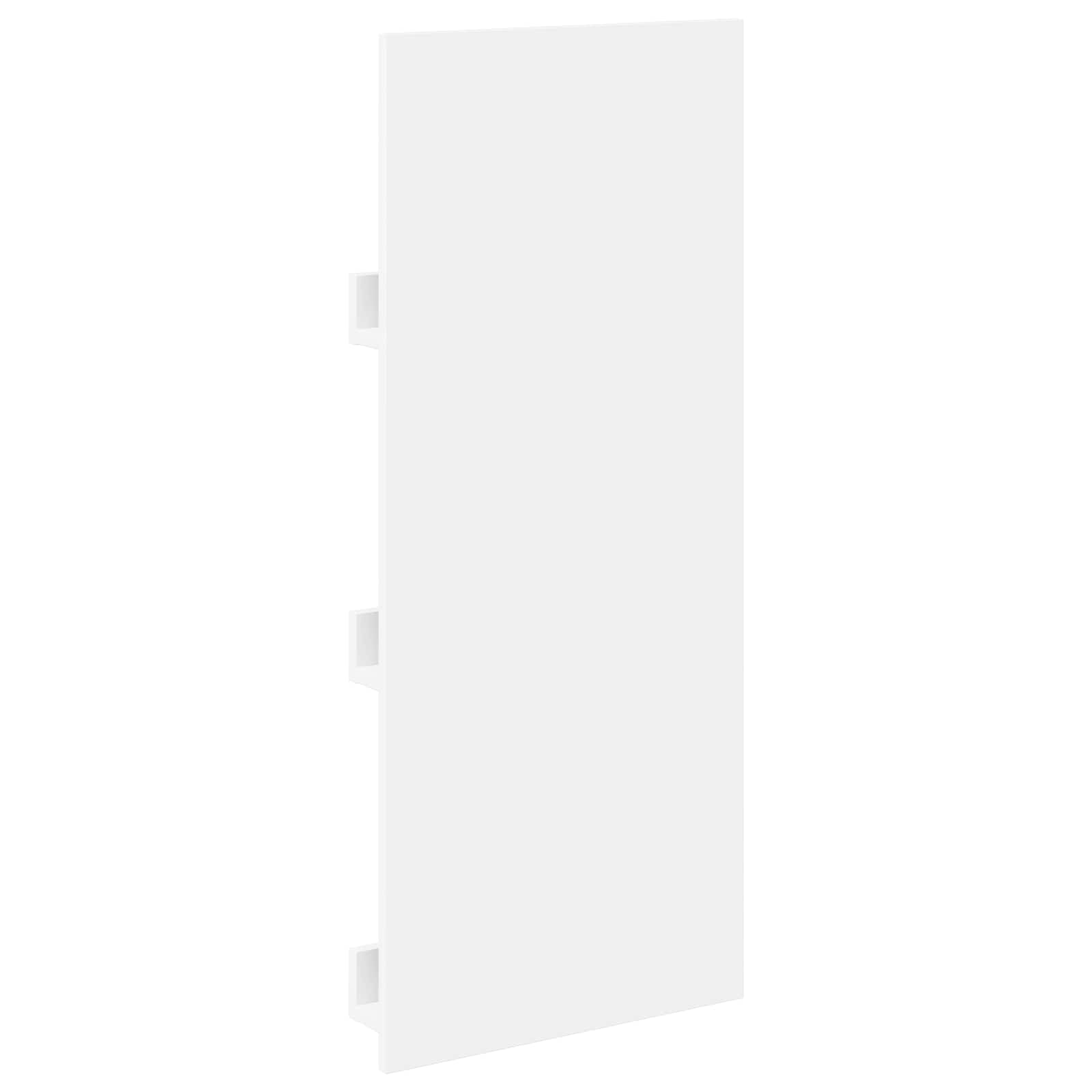 Magasinreol med hylle Hvit 51 x 11 x 102 cm Konstruert tre vidaXL
