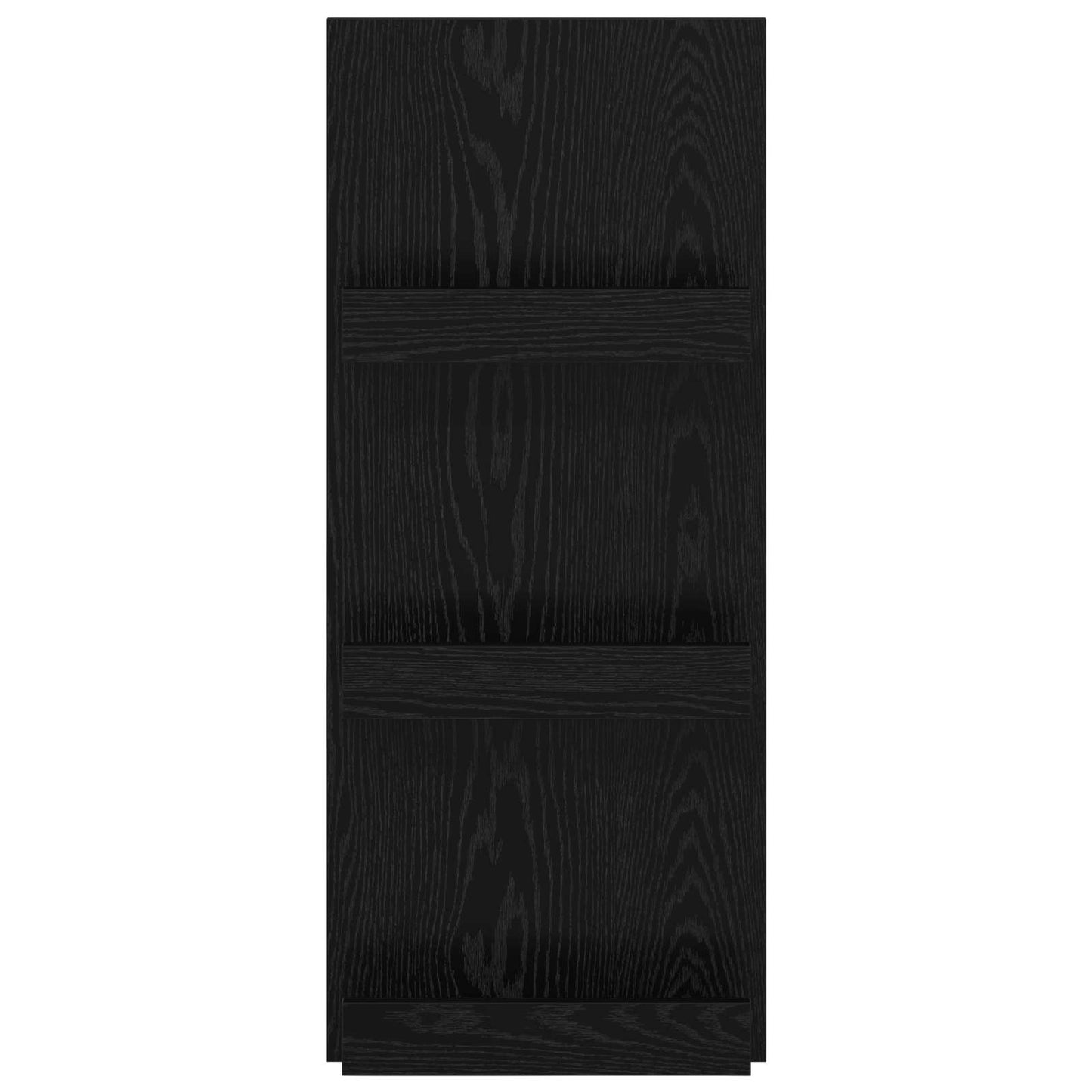 Magasinreol med hylle Svart Eik 43 x 11 x 102 cm Konstruert tre