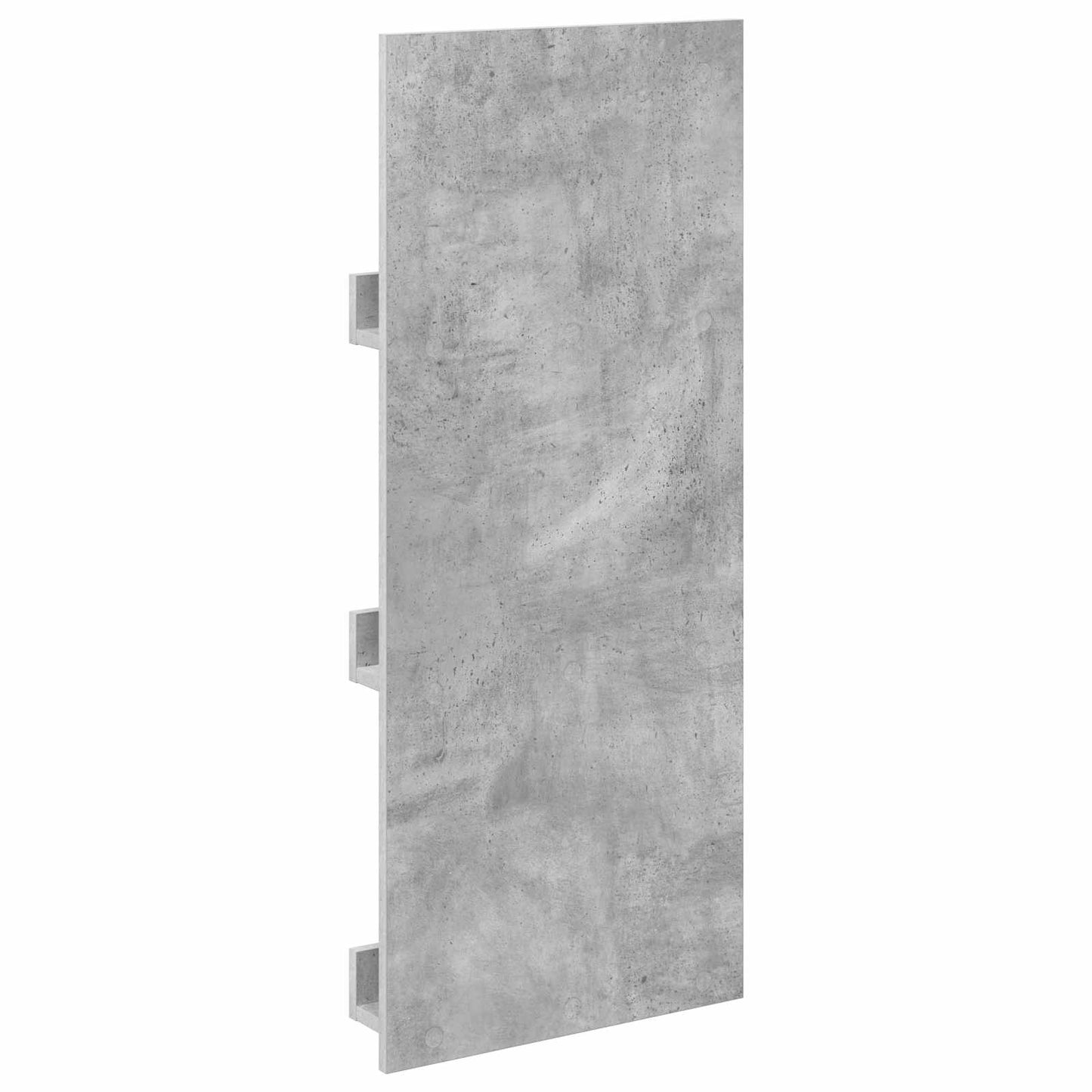 Magasinreol med hylle Betonggrå 43 x 11 x 102 cm Konstruert tre