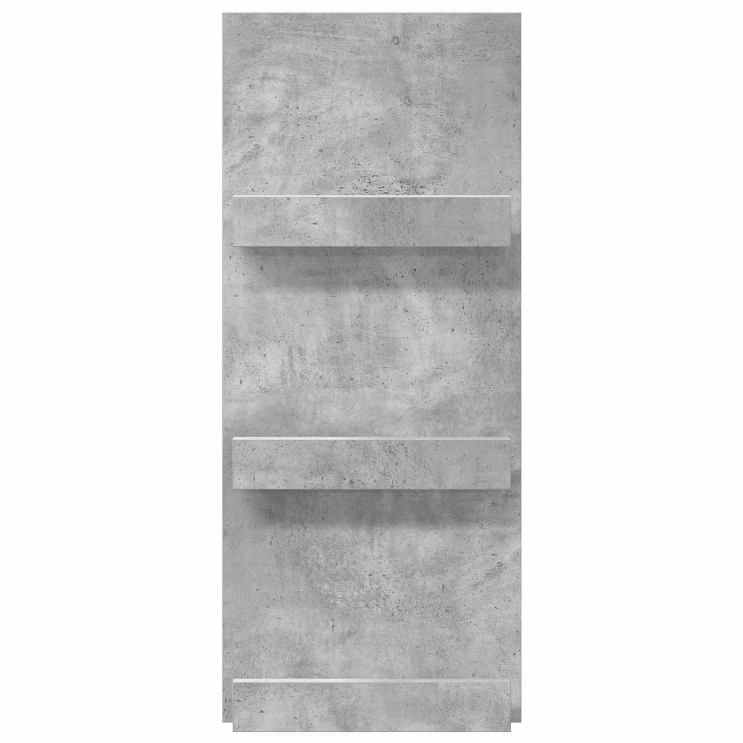 Magasinreol med hylle Betonggrå 43 x 11 x 102 cm Konstruert tre