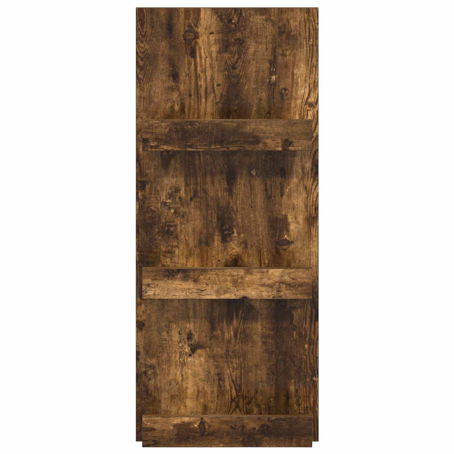 Magasinreol med hylle Røkt eik 43 x 11 x 102 cm Konstruert tre