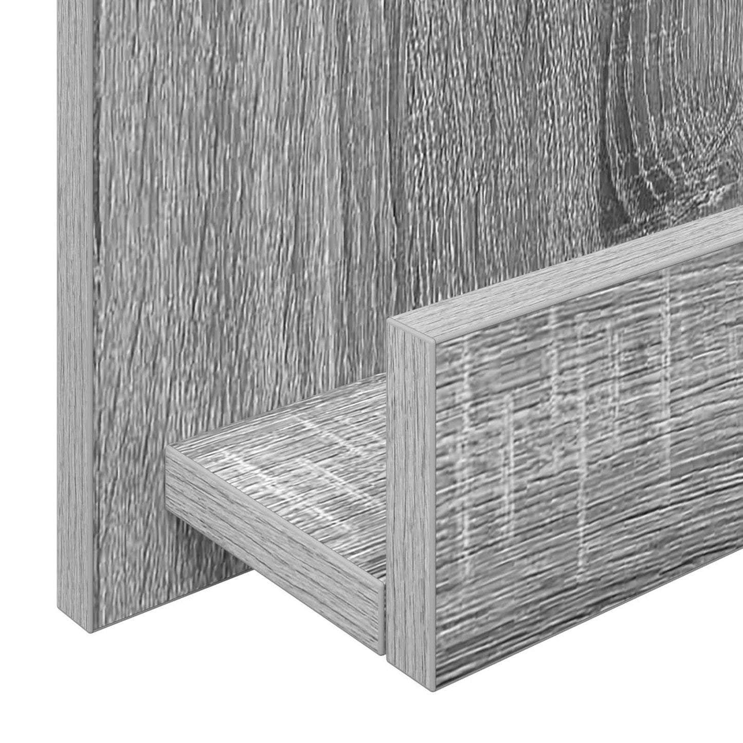 Magasinreol Grå Sonoma 43 x 11 x 102 cm Konstruert tre