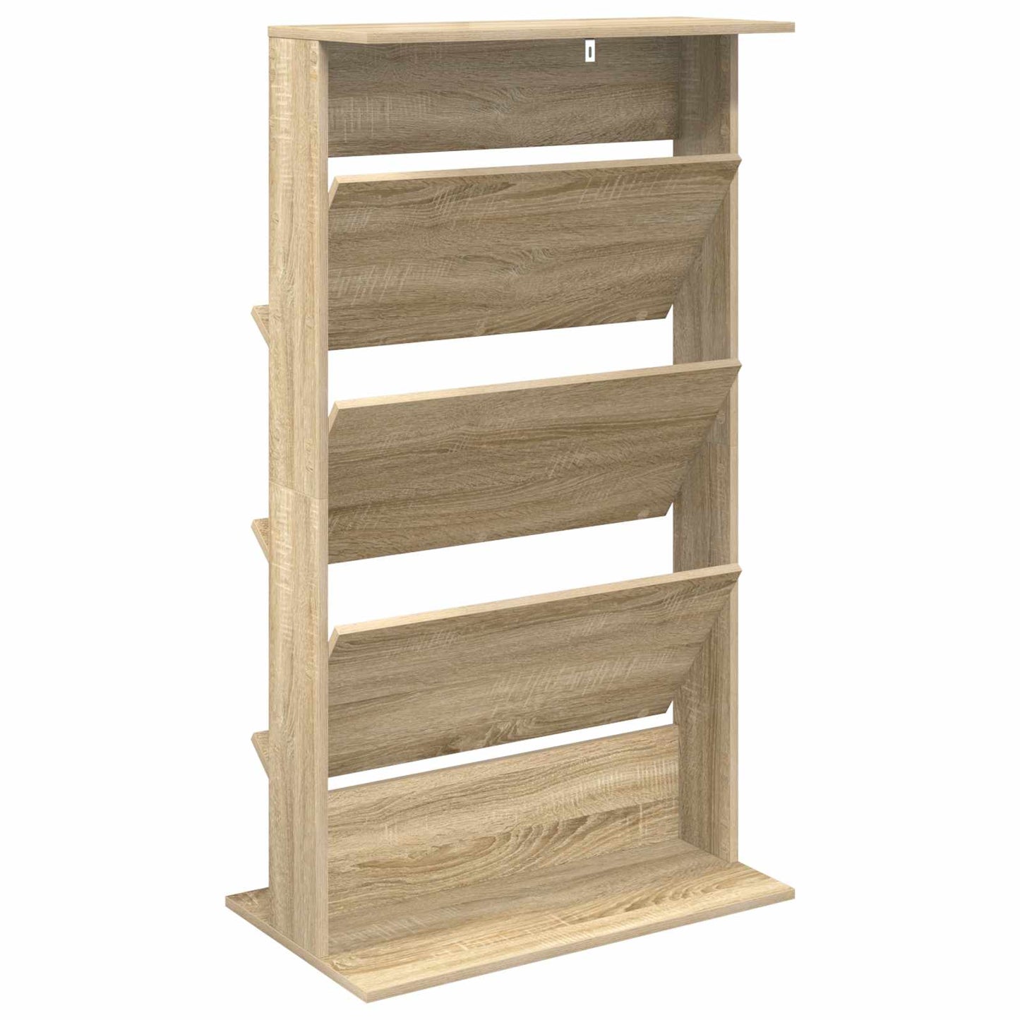 Magasinreol Sonoma eik 70 x 41 x 126 cm Konstruert tre