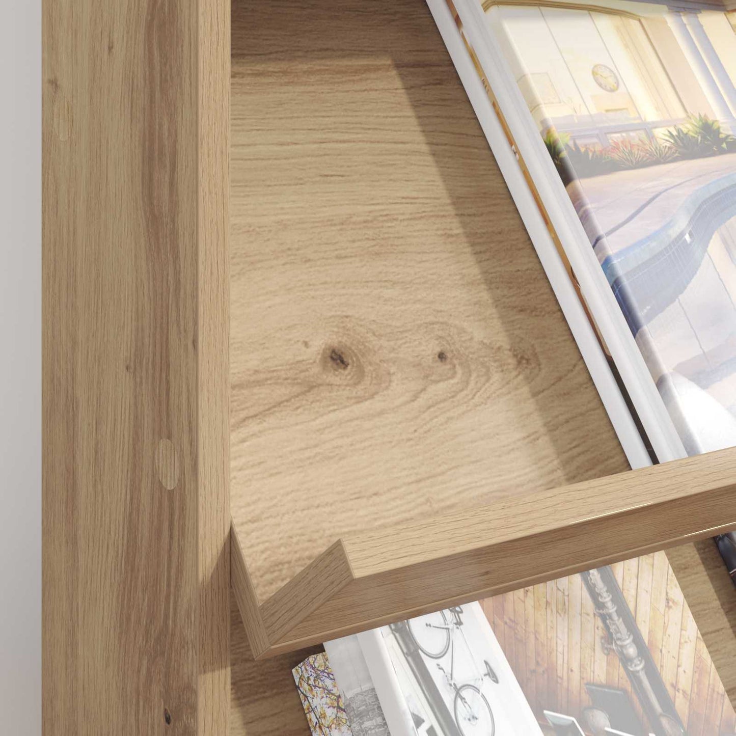 Magasinreol Artisan Eik 70 x 41 x 96 cm Konstruert tre