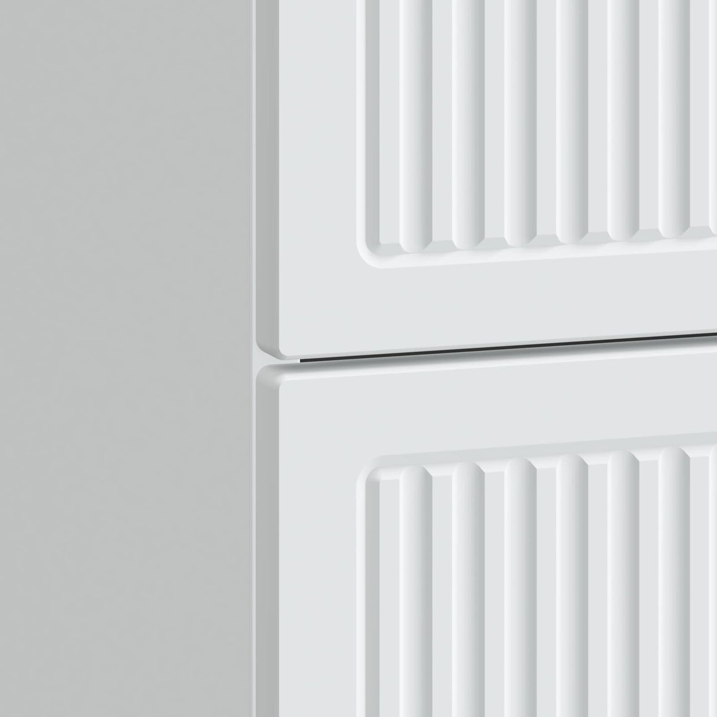 Nattbordskap 2 pcs Hvit 43 x 34,5 x 47,5 cm Konstruert tre