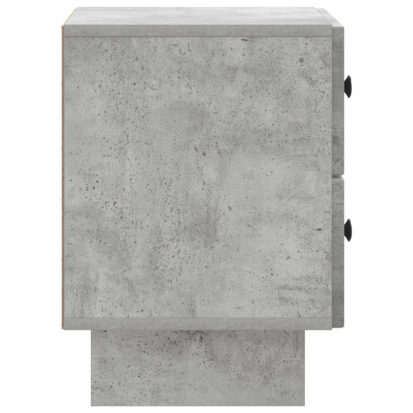 Nattbordskap 2 pcs Betonggrå 43 x 34,5 x 47,5 cm Konstruert tre