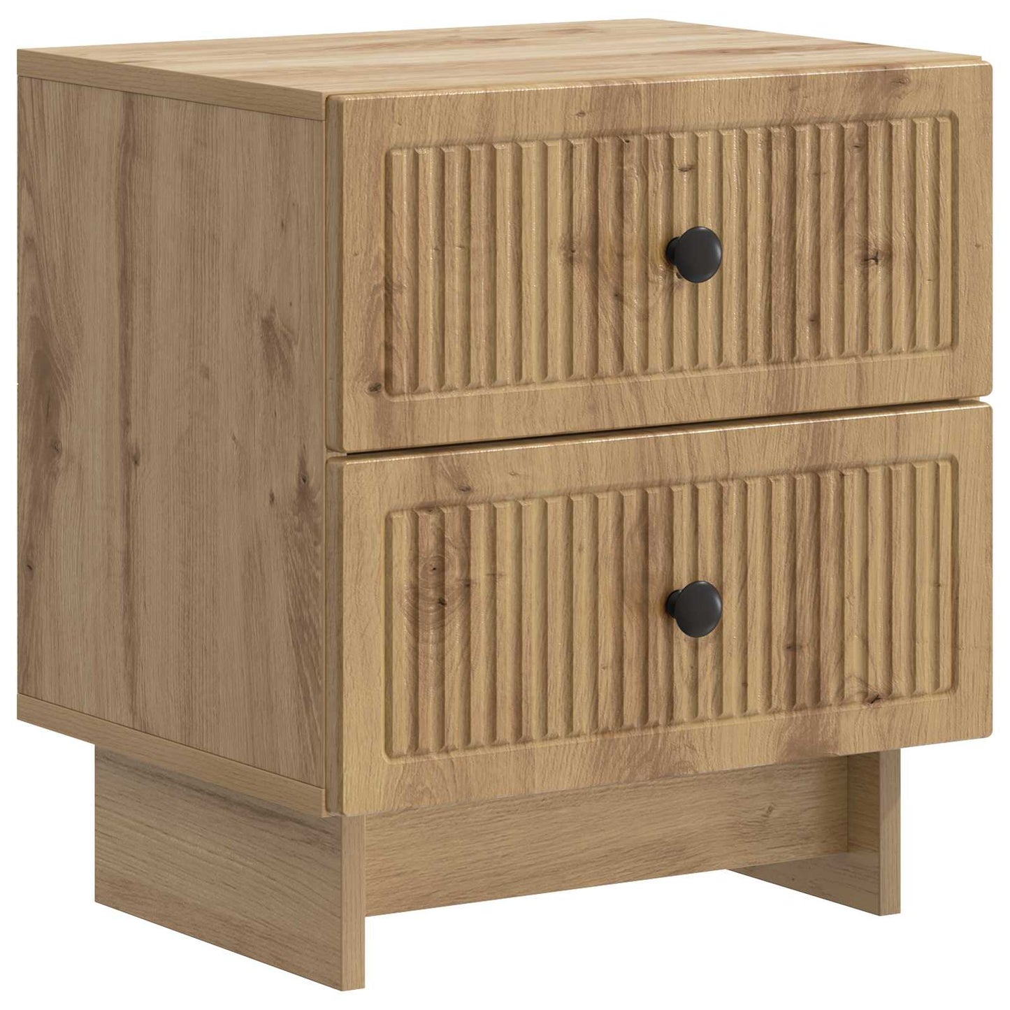 Nattbordskap med skuff 2 pcs Artisan eik 43 x 34,5 x 47,5 cm