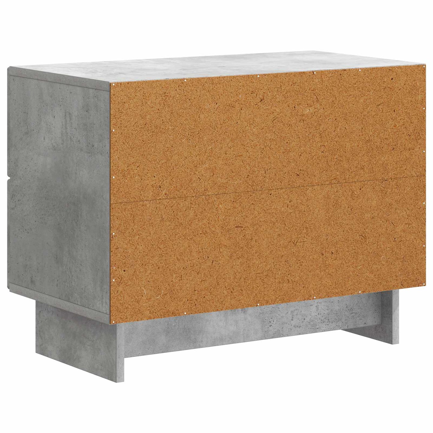 Nattbordskap Betonggrå 62 x 34,5 x 47,5 cm Konstruert tre