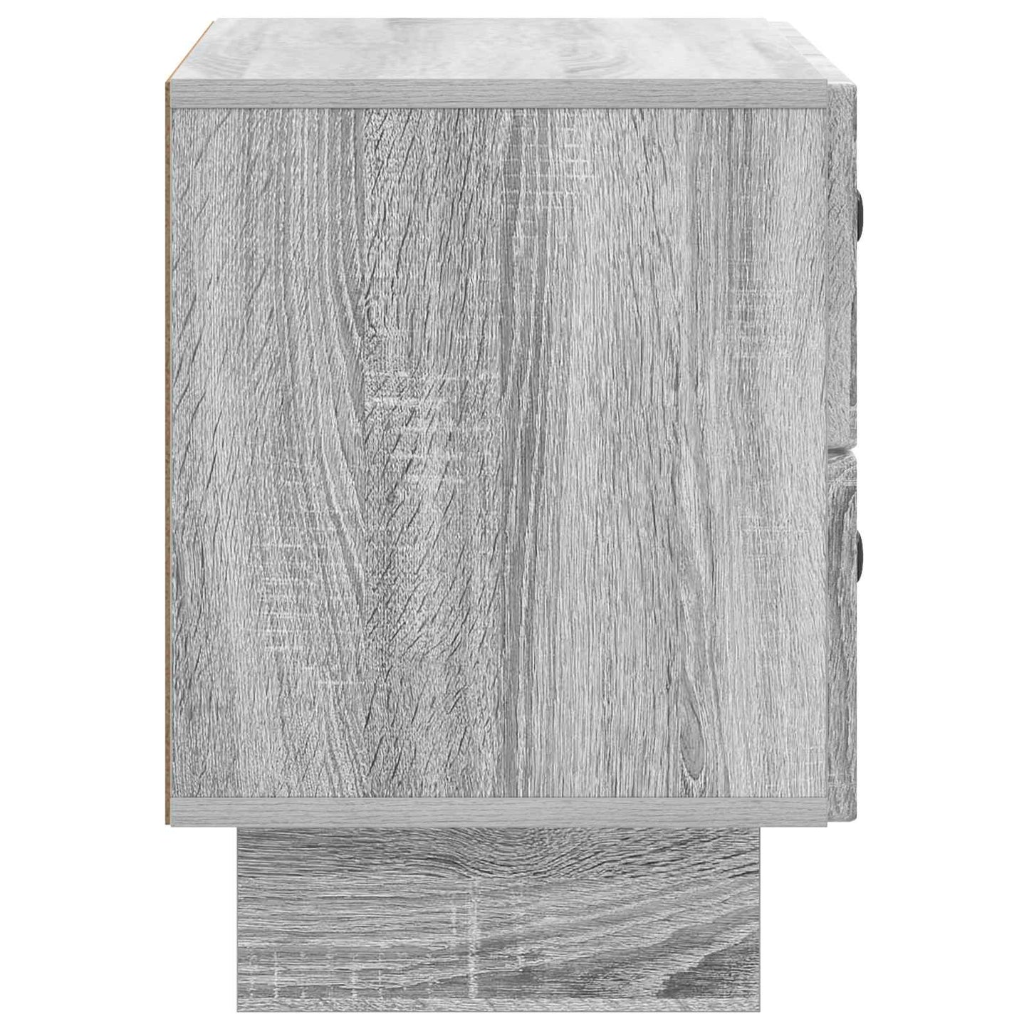 Nattbordskap Grå sonoma 62 x 34,5 x 47,5 cm Konstruert tre