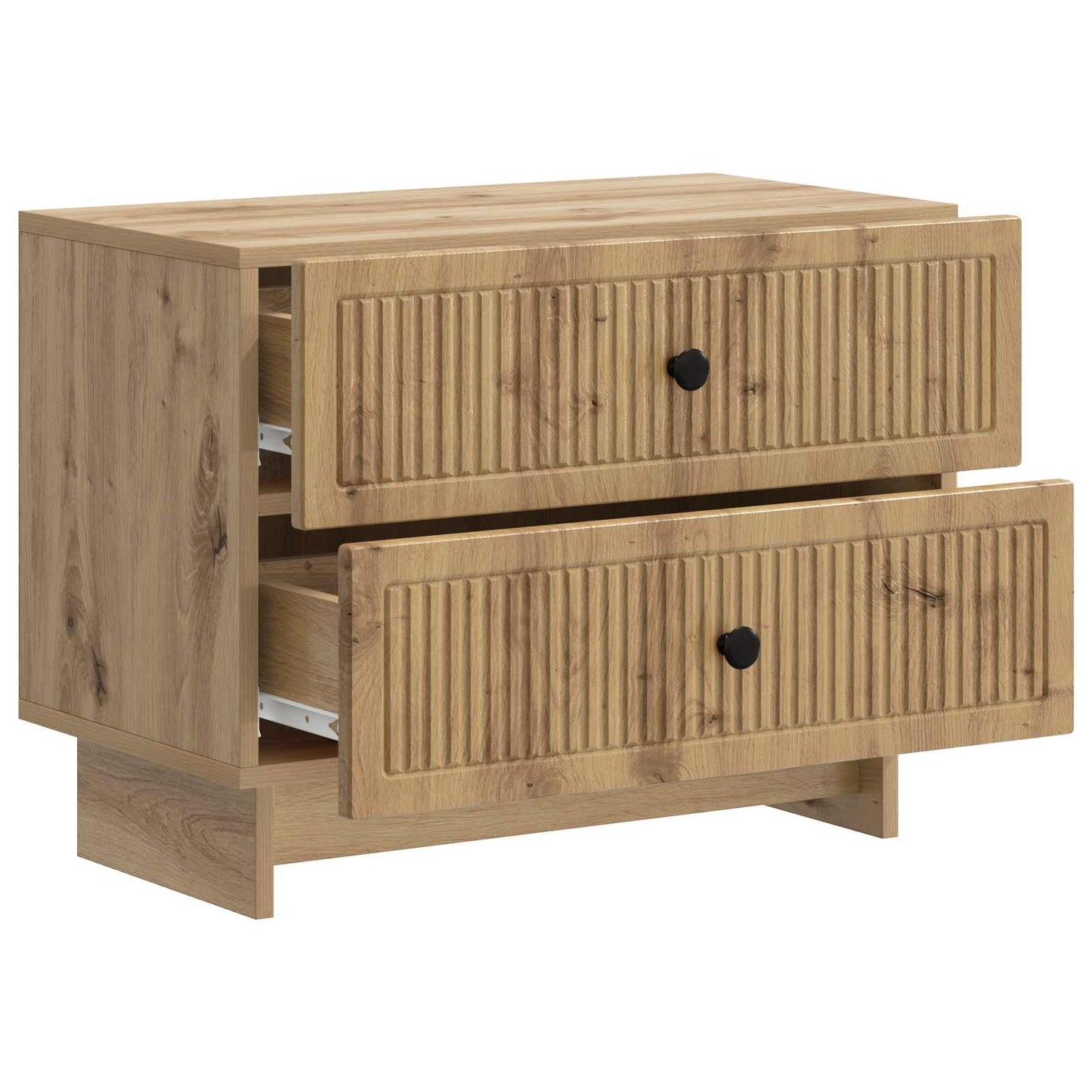 Nattbordskap Artisan eik 62 x 34,5 x 47,5 cm Konstruert tre