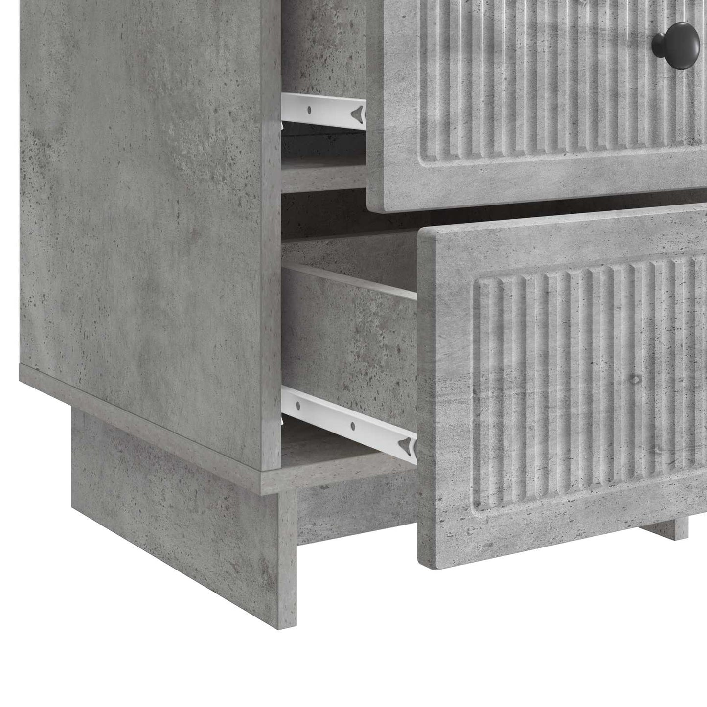 Nattbordskap Betonggrå 43 x 41 x 66,5 cm Konstruert tre