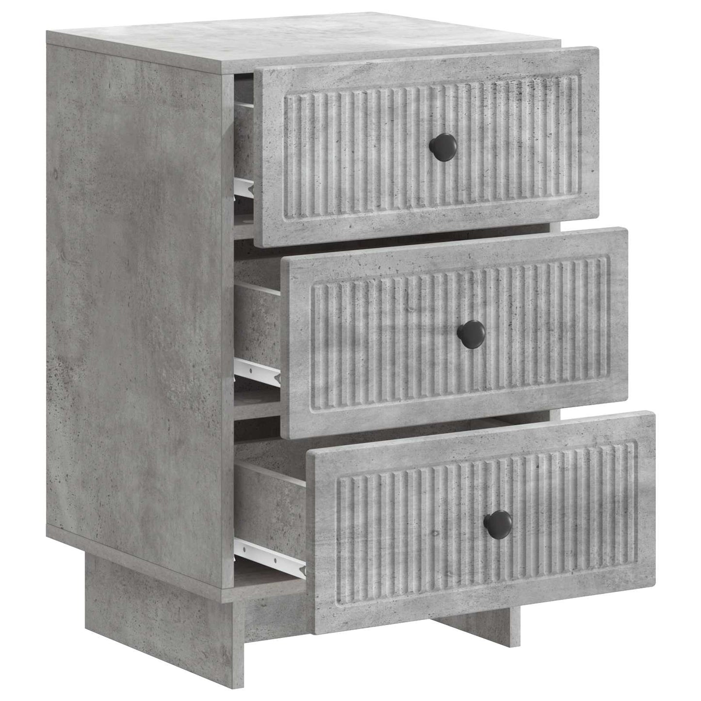 Nattbordskap Betonggrå 43 x 41 x 66,5 cm Konstruert tre
