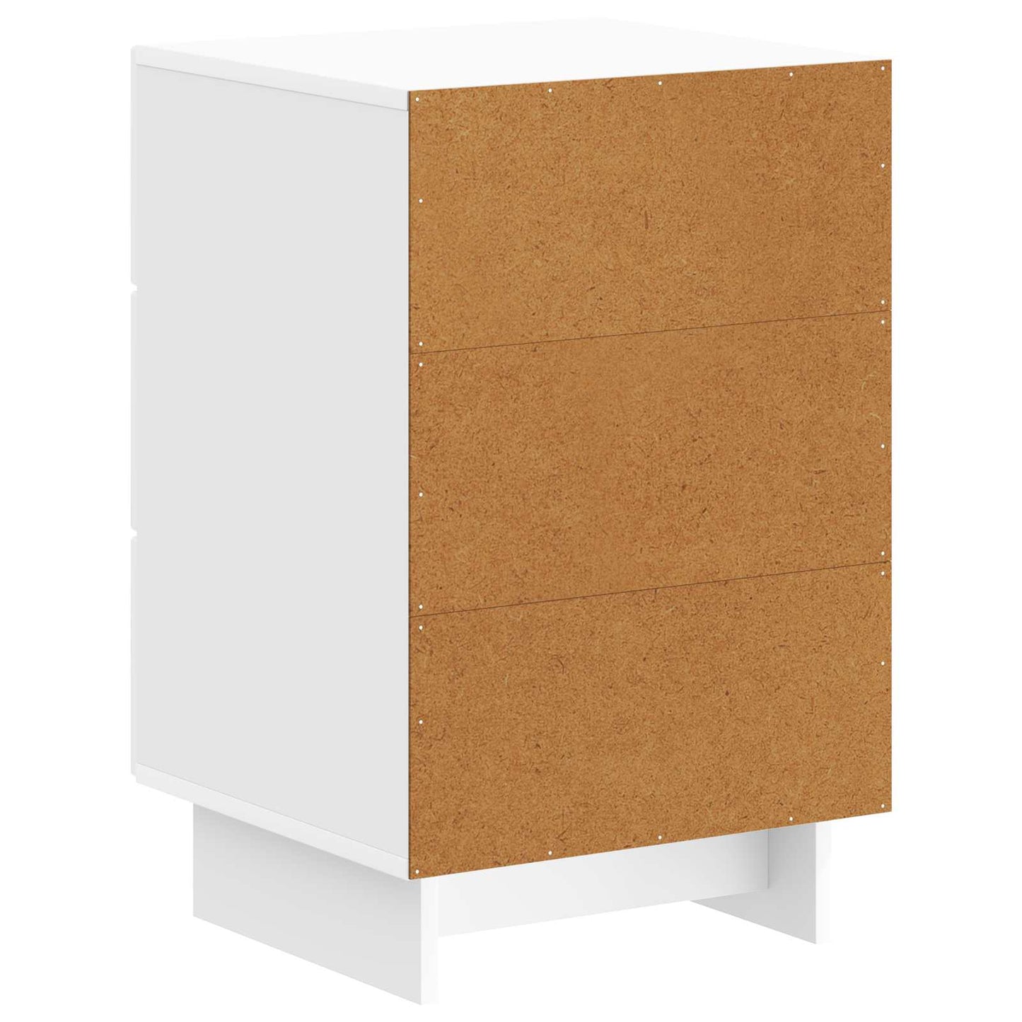 Nattbordskap Høgglans hvit 43 x 41 x 66,5 cm Konstruert tre