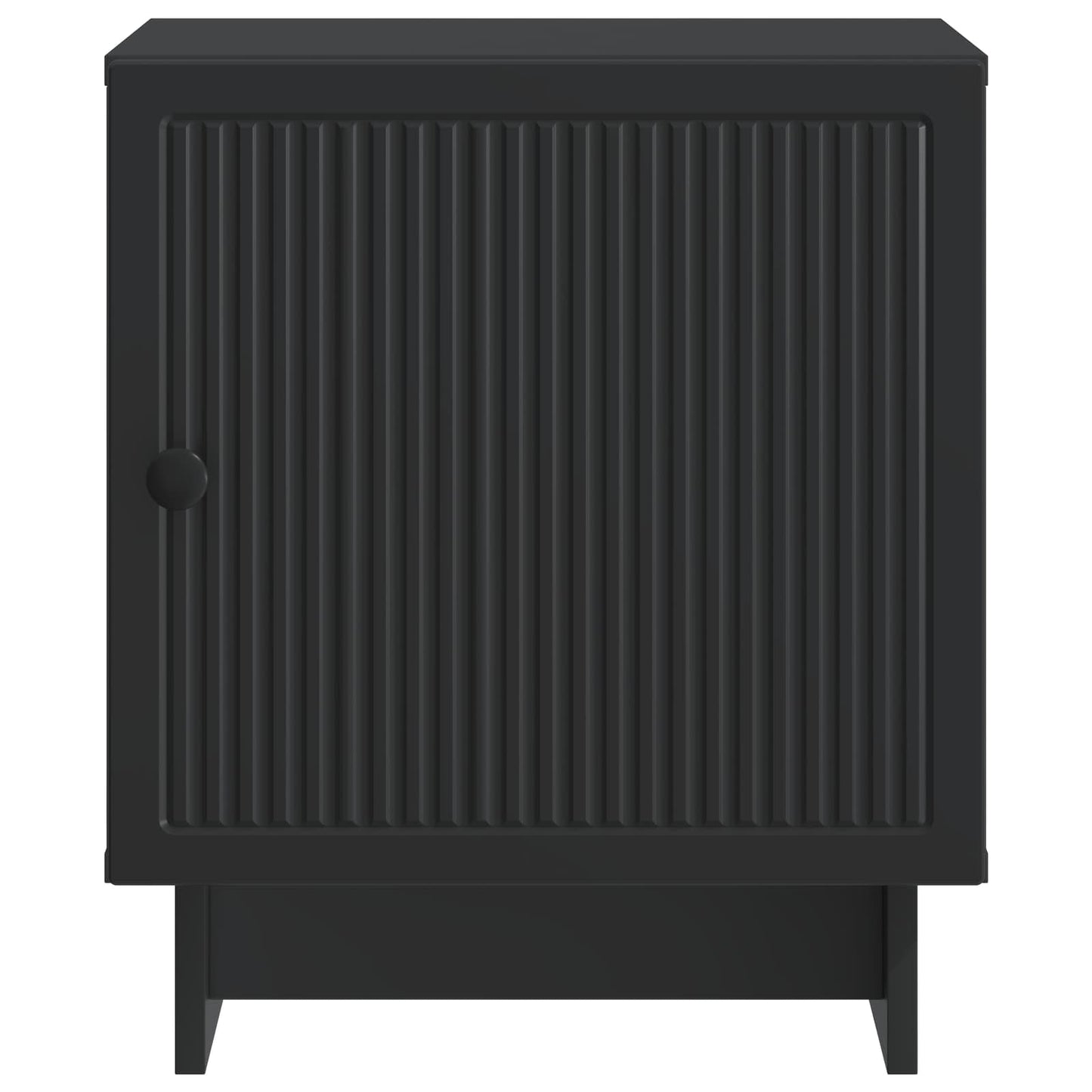 Nattbordskap Svart 43 x 34,5 x 50 cm Konstruert tre