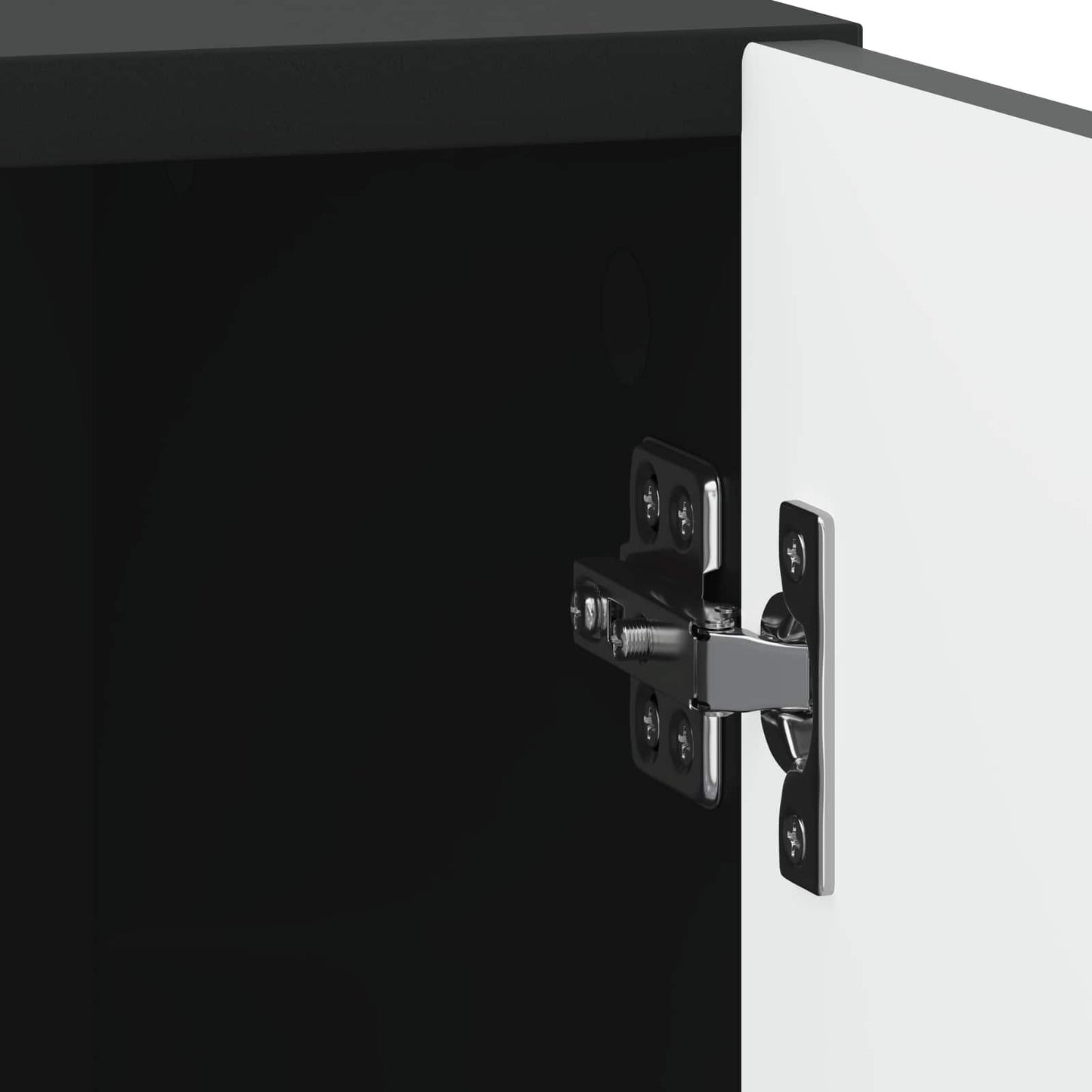 Nattbordskap 2 pcs Svart 43 x 34,5 x 50 cm Konstruert tre