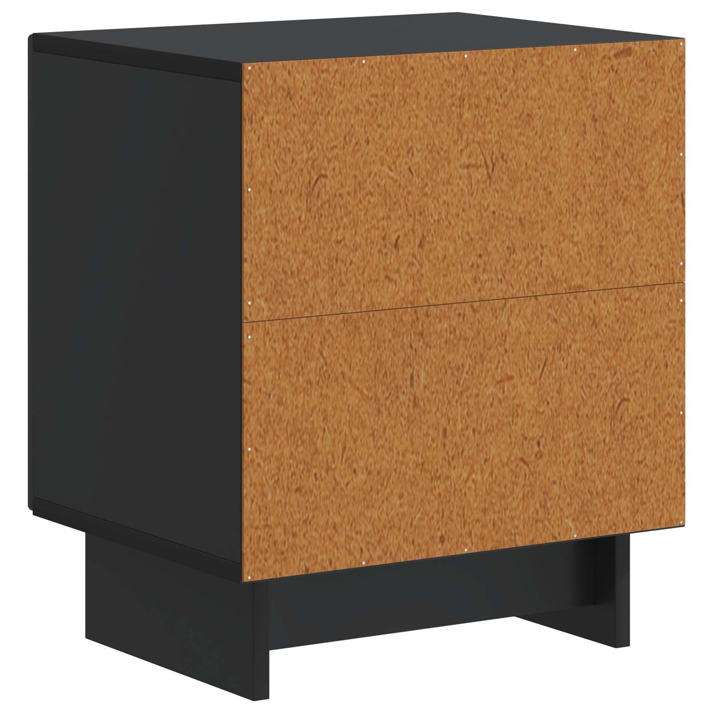 Nattbordskap 2 pcs Svart 43 x 34,5 x 50 cm Konstruert tre