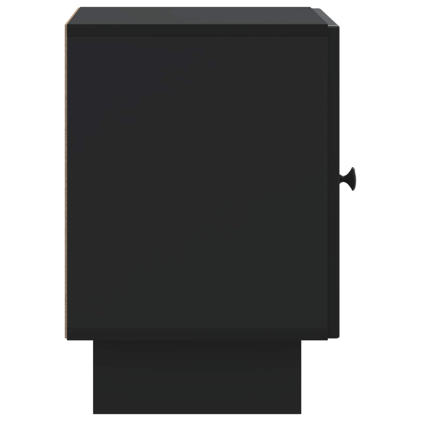 Nattbordskap 2 pcs Svart 43 x 34,5 x 50 cm Konstruert tre