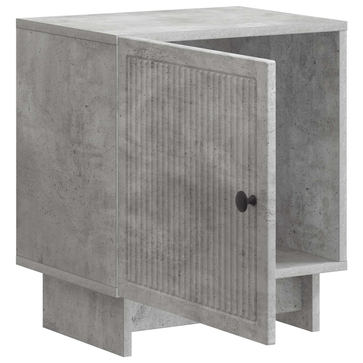 Nattbordskap 2 pcs Betonggrå 43 x 34,5 x 50 cm Konstruert tre