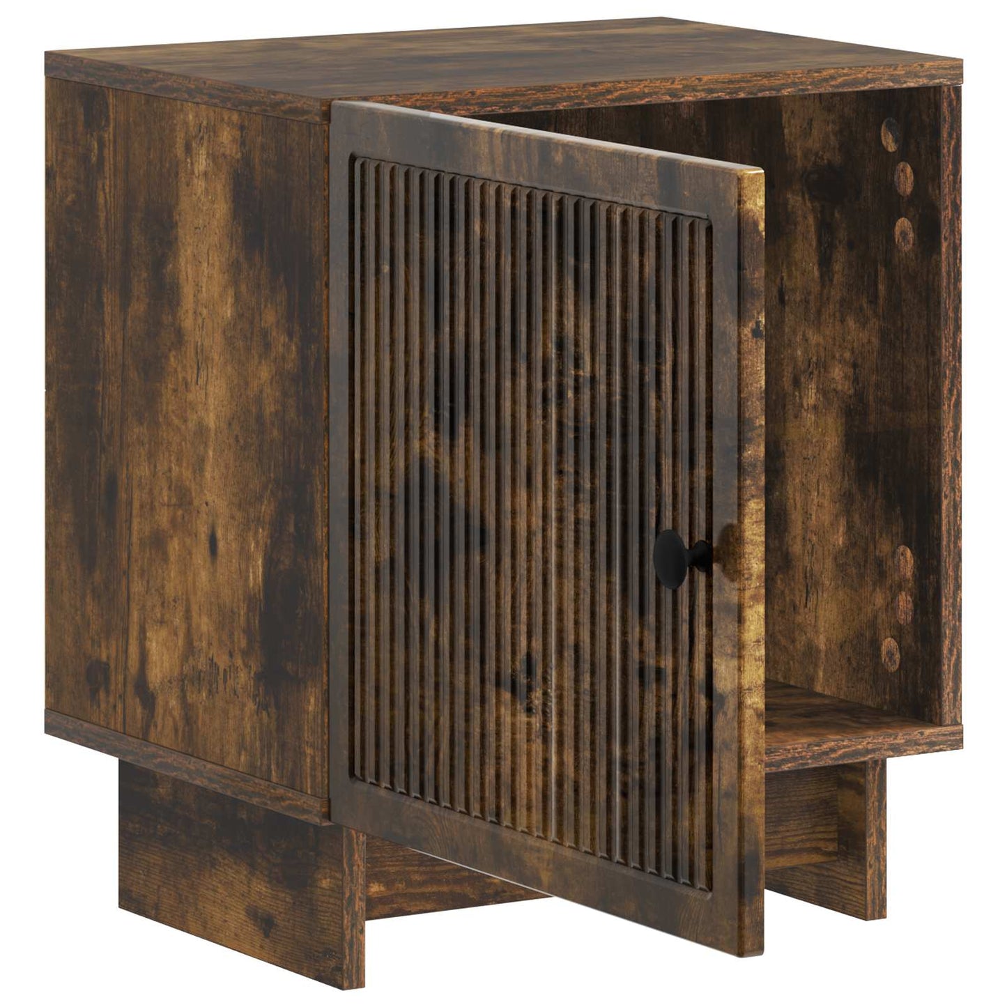 Nattbordskap Røkt Eik 43 x 34,5 x 50 cm Konstruert tre