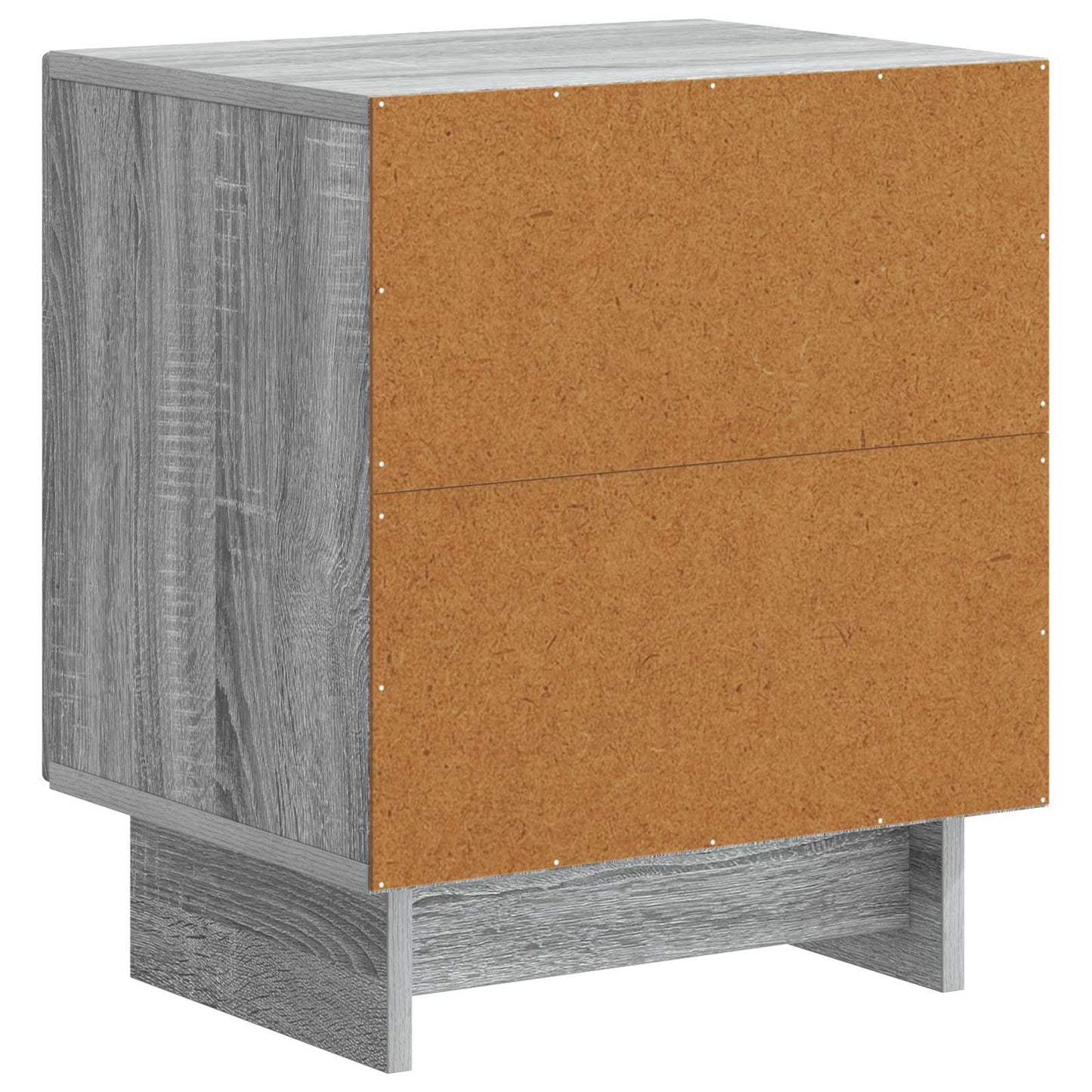 Nattbordskap 2 pcs Grå sonoma 43 x 34,5 x 50 cm Konstruert tre