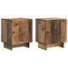 Nattbordskap 2 pcs Gammelt tre 43 x 34,5 x 50 cm Konstruert tre