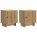 Nattbordskap 2 stk. Artisan eik 43 x 34,5 x 50 cm