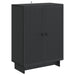 Serviesskap Svart 66 x 34,5 x 90 cm Konstruert tre