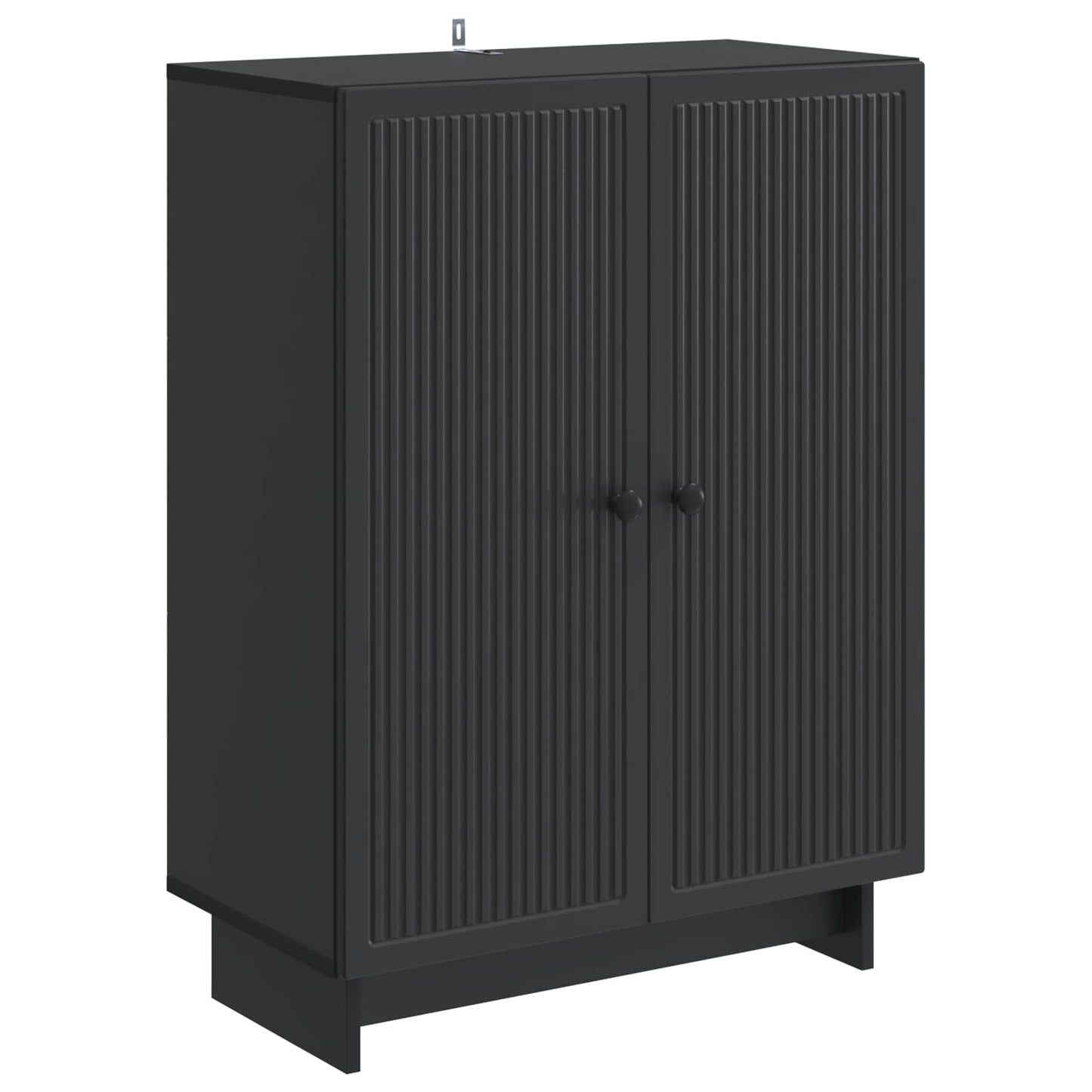 Serviesskap Svart 66 x 34,5 x 90 cm Konstruert tre