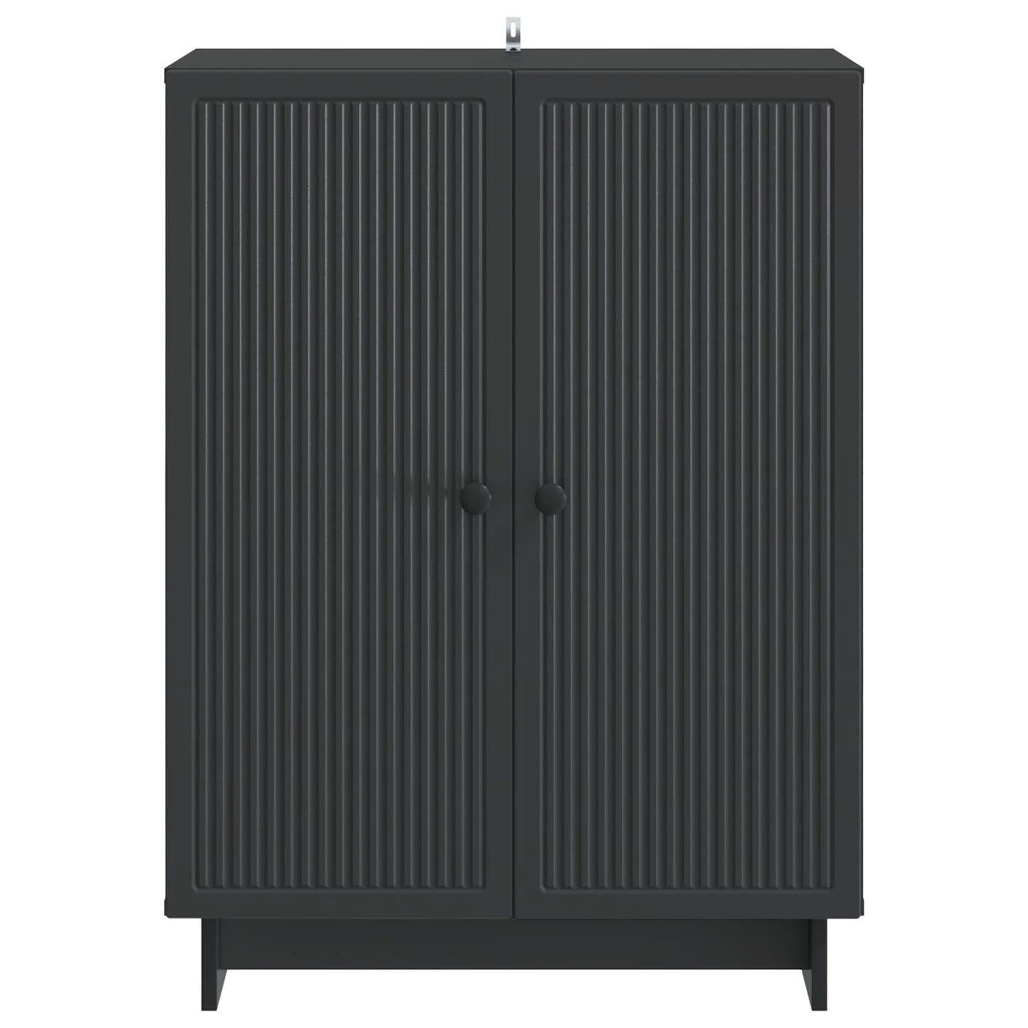 Serviesskap Svart 66 x 34,5 x 90 cm Konstruert tre
