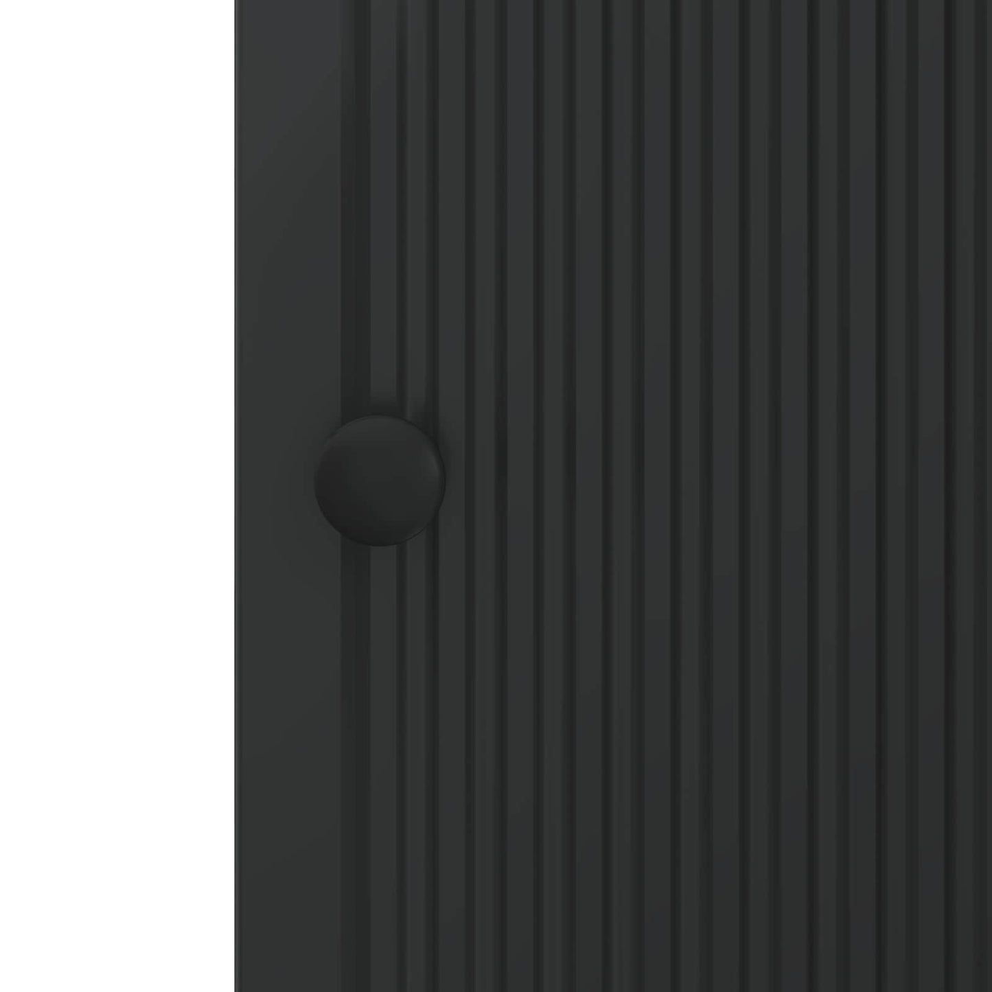Serviesskap Svart 33 x 34,5 x 90 cm Konstruert tre