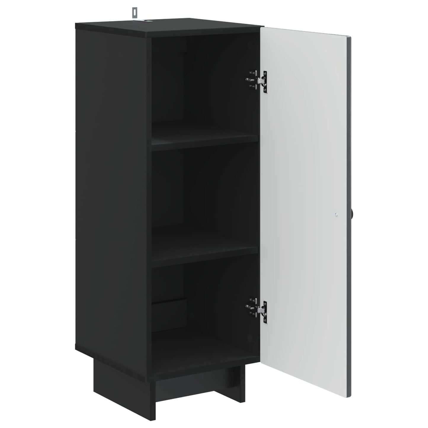 Serviesskap Svart 33 x 34,5 x 90 cm Konstruert tre