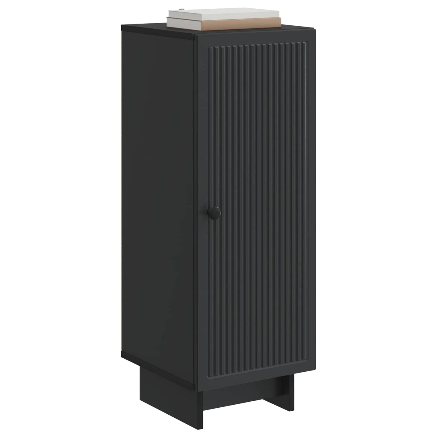Serviesskap Svart 33 x 34,5 x 90 cm Konstruert tre