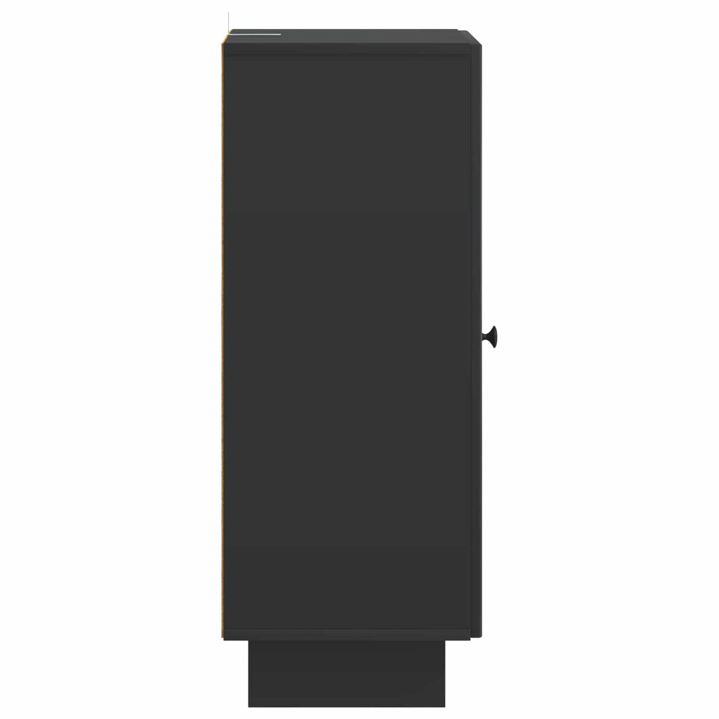 Serviesskap Svart 33 x 34,5 x 90 cm Konstruert tre