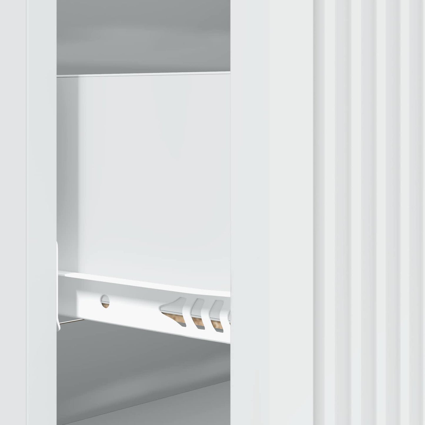 Skuffeskap Hvit 66 x 34,5 x 90 cm Konstruert tre