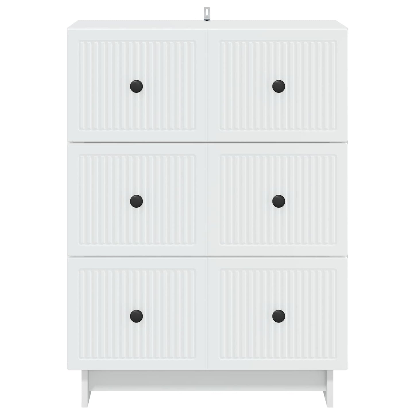 Skuffeskap Hvit 66 x 34,5 x 90 cm Konstruert tre