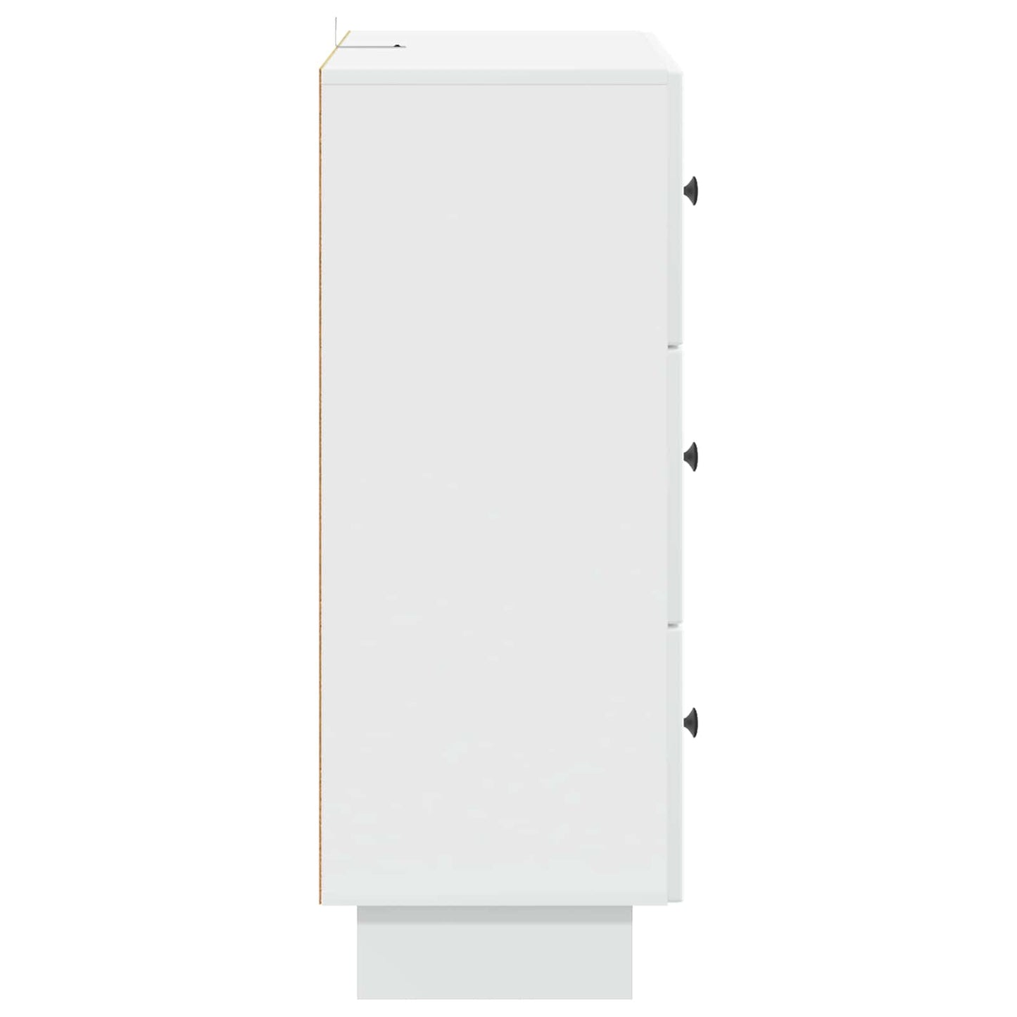 Skuffeskap Hvit 66 x 34,5 x 90 cm Konstruert tre