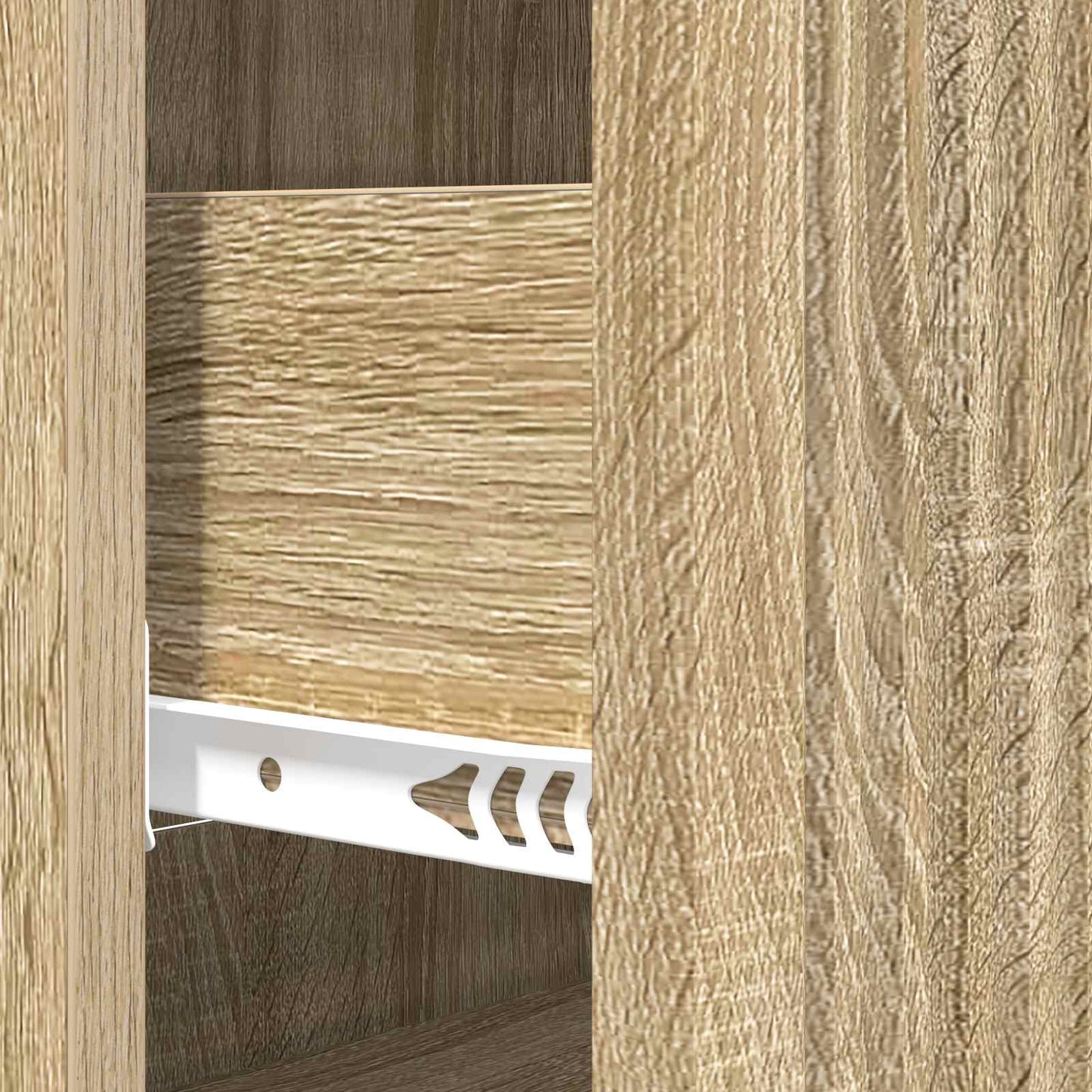 Skuffeskap Sonoma eik 66 x 34,5 x 90 cm Konstruert tre
