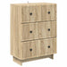 Skuffeskap Sonoma eik 66 x 34,5 x 90 cm Konstruert tre