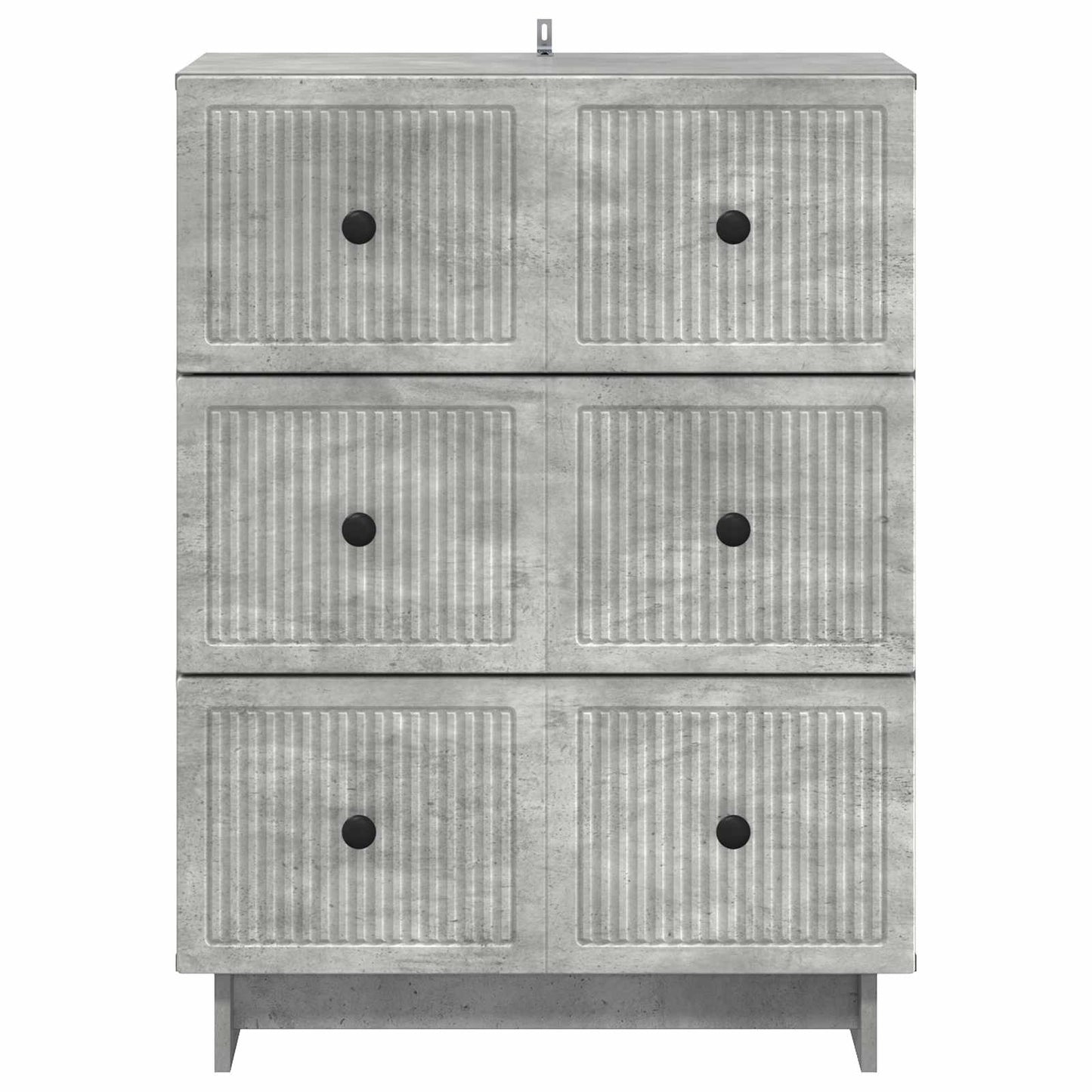 Skuffeskap Betonggrå 66 x 34,5 x 90 cm Konstruert tre