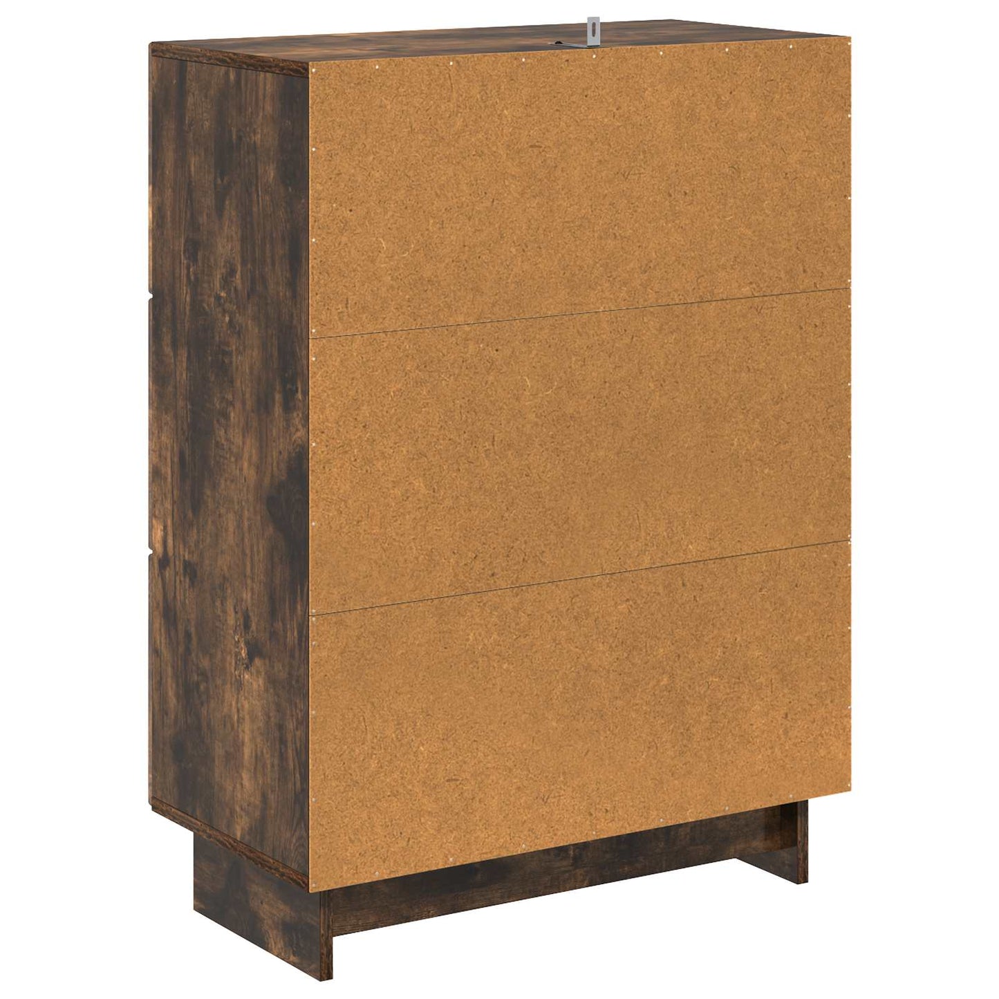 Skuffeskap Røkt Eik 66 x 34,5 x 90 cm Konstruert tre